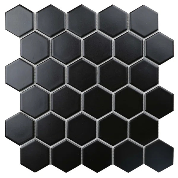 Value Series 2" x 2" Straight Edge Porcelain Mosaic Sheet Floor Use Tile | Wayfair North America