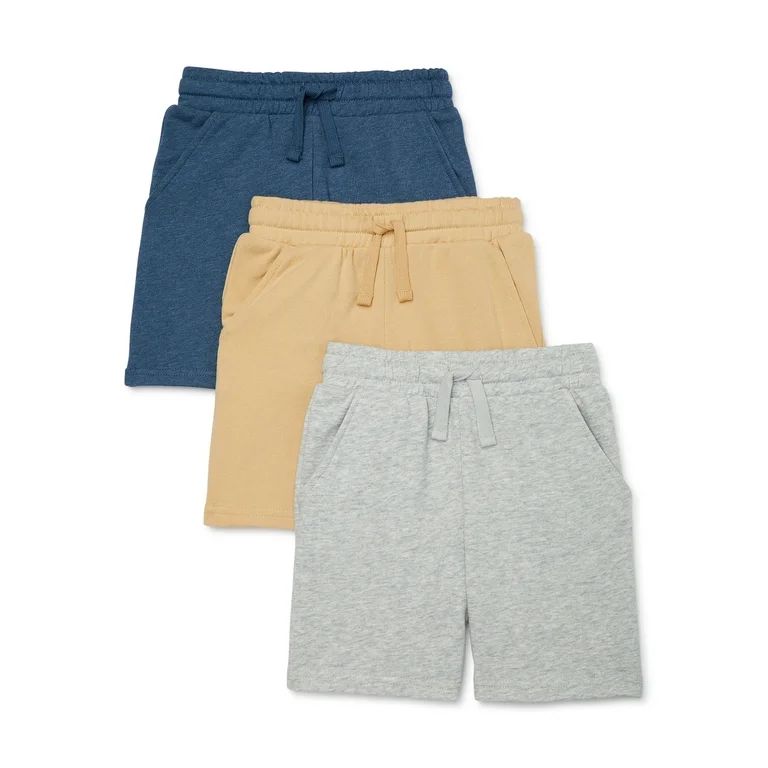 365 Kids from Garanimals Boys Mix and Match French Terry Shorts, 3-Pack, Sizes 4-10 | Walmart (US)
