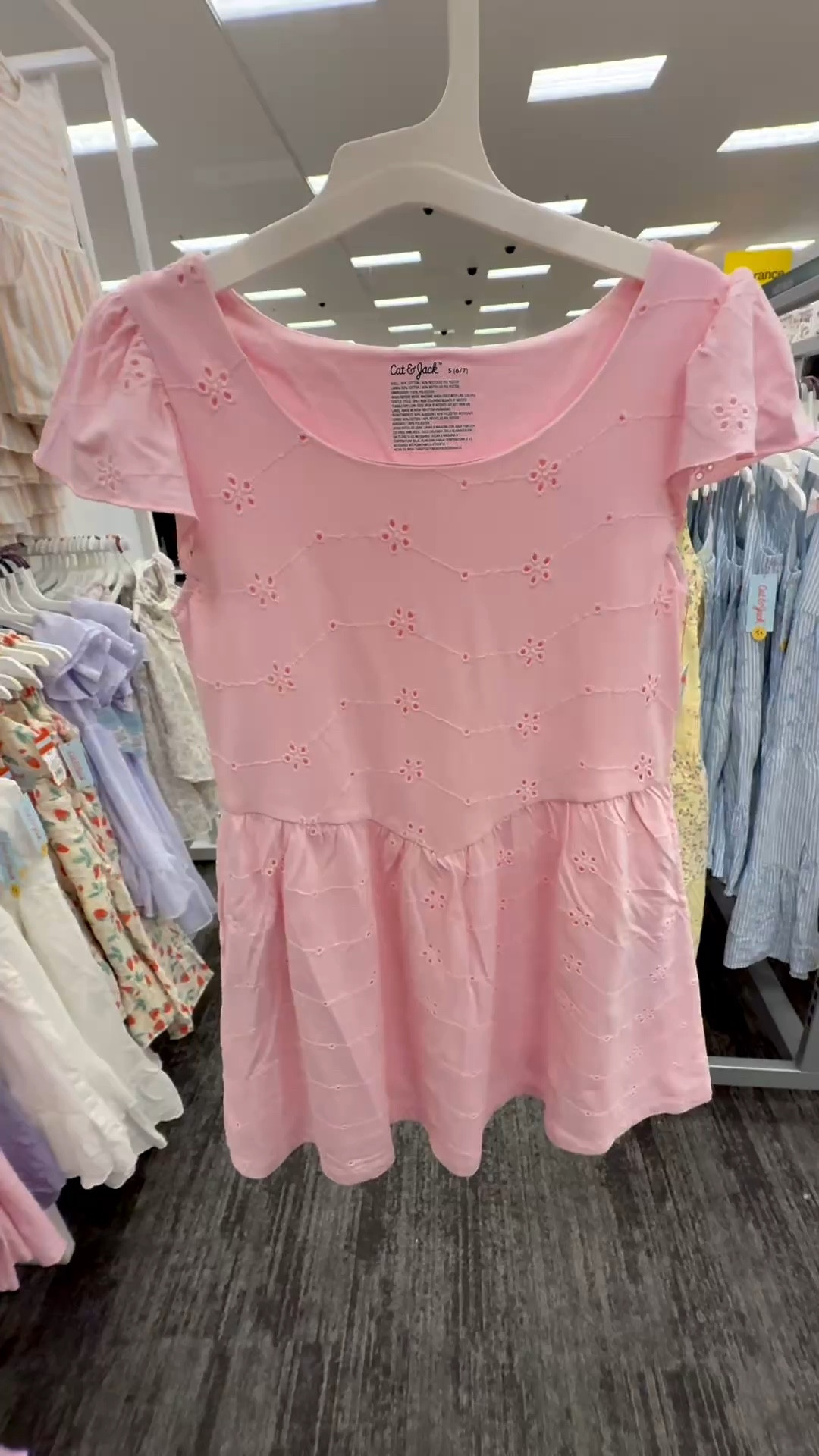 cute and simple spring dresses in a soft eyelet! Girls tween teen toddler bright fun comfortable 

#LTKootd #LTKKids #LTKSpringSale