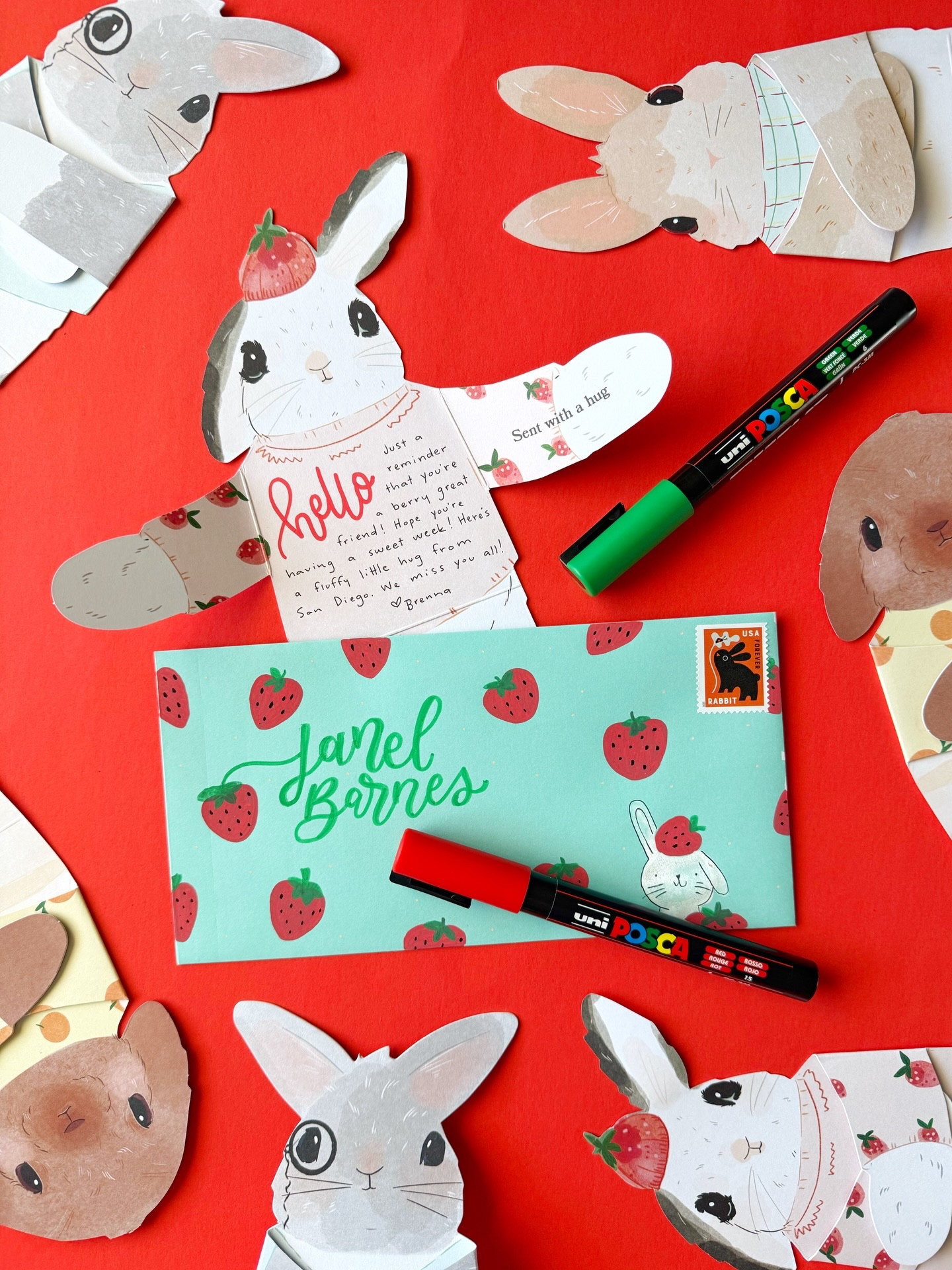Day 5: Hop to it! 🐰

Are you kidding me?! Cute bunny cards that sit up and give your recipient a hug! When I saw these at @papersource last month, I knew I needed to add them to my card stash. They are the perfect just because card for friends and fam.

I also need to hop to it and catch up on my National Card and Letter Writing Month prompts. We had a busy Easter weekend, so I am just trying to work my way through the Monday to-do list, one bunny at a time.

Hope everyone had a great weekend, and if you’re looking for your own set of cute cards, don’t forget to use my code to save: BRENNAMEDIA10

bunny card: @papersource Snuggle Bunnies by @chroniclebooks
paint pens: @posca_usa 3M, 5M and brush pens
stamp: @uspostalservice Baby Wild Animals

#papersource #papersourcecreativecollective #nclwm #bunny
