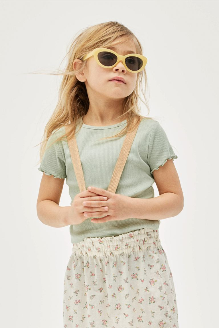 Ribbed Jersey Top | H&M (US + CA)