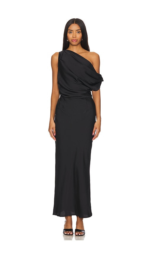 SNDYS Calissa Maxi Dress in Black. - size XL | Revolve Clothing (Global)