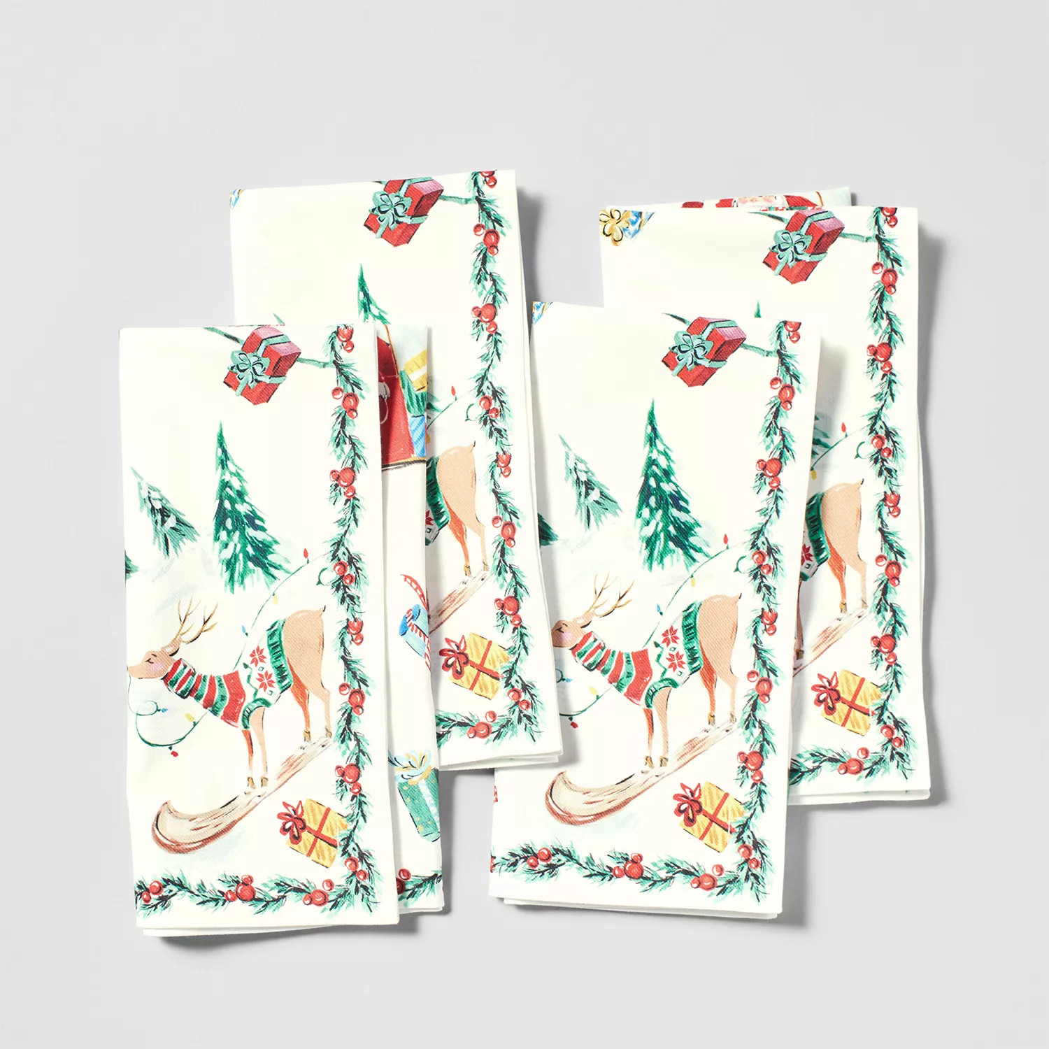 Sur La Table Snowy Village Napkins, Set of 4 | Sur La Table | Sur La Table