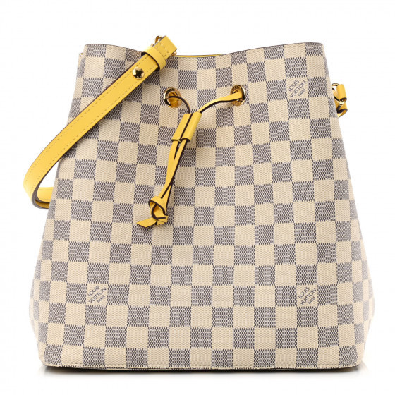 LOUIS VUITTON Damier Azur Neonoe MM Pineapple | FASHIONPHILE (US)