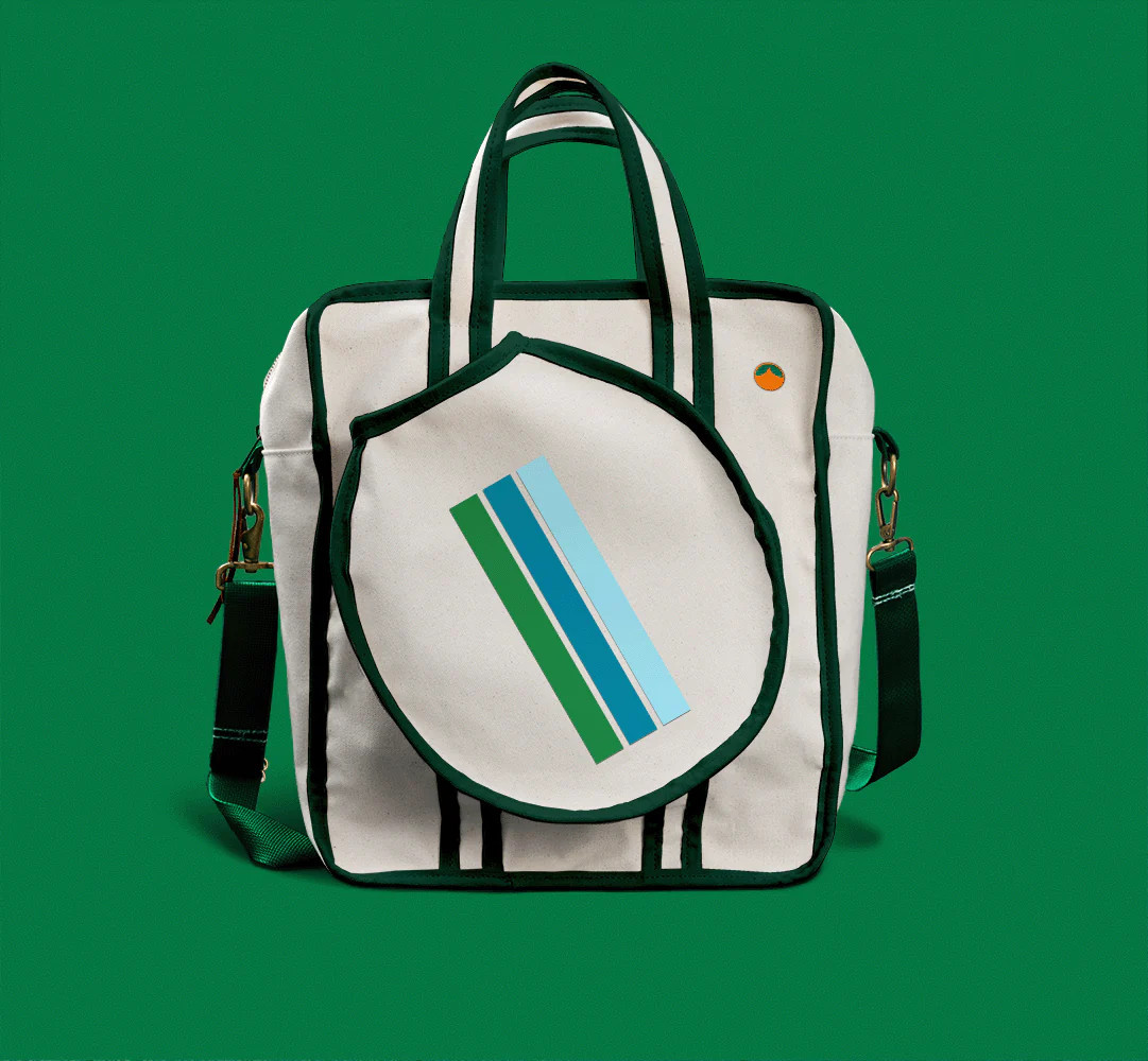 Hunter Kona Stripe Pickleball Bag | Tangerine Paddle