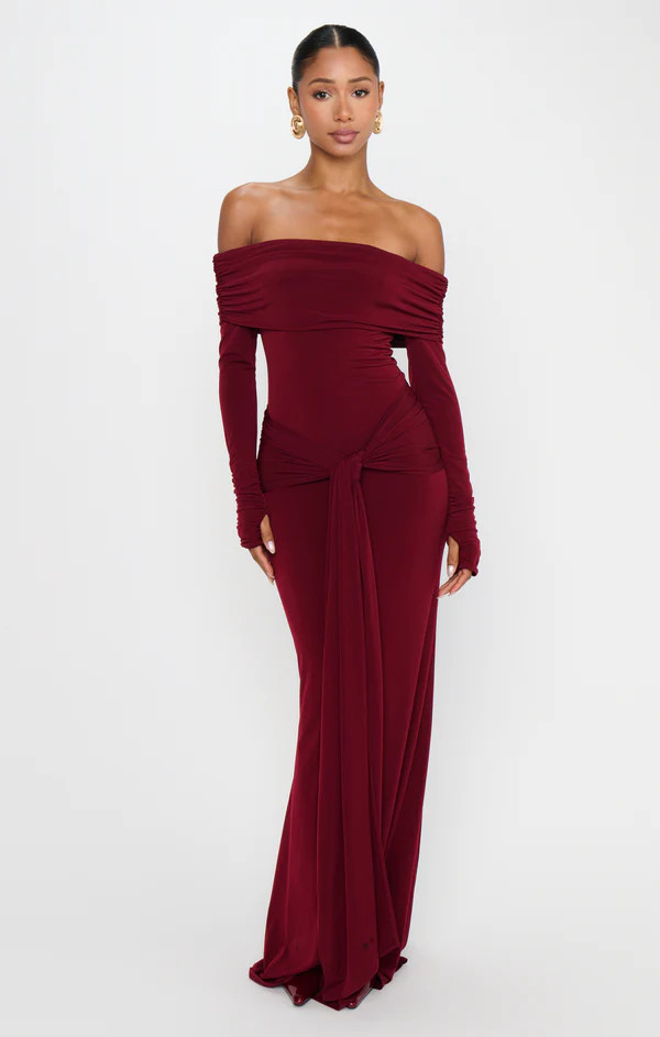 Vanessa Maxi Dress ~ Cabernet Red | Show Me Your Mumu