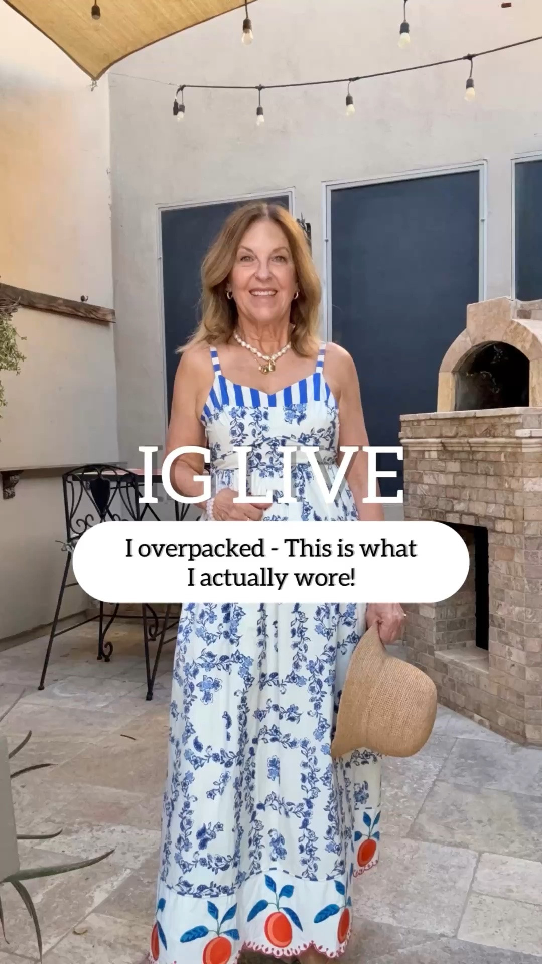 I’m on a vacation work trip in Phoenix. 
I overpacked for a reason- work & play.  

Today I'm sharing the items I wore most often, which are items I'll take on a trip next month, and I also shared a 333 formula you can pack if you only have a carry-on. 

I'm Sandy, a stylist, content creator, and former Nordstrom VIP stylist in Seattle.  I’m 66, 5’ 2  “, and I go live every Thursday at 9:00 a.m. PST to share what's new and styling tips.
Thanks for joining me.

#LTKOver40 #LTKMothersDay #LTKTravel