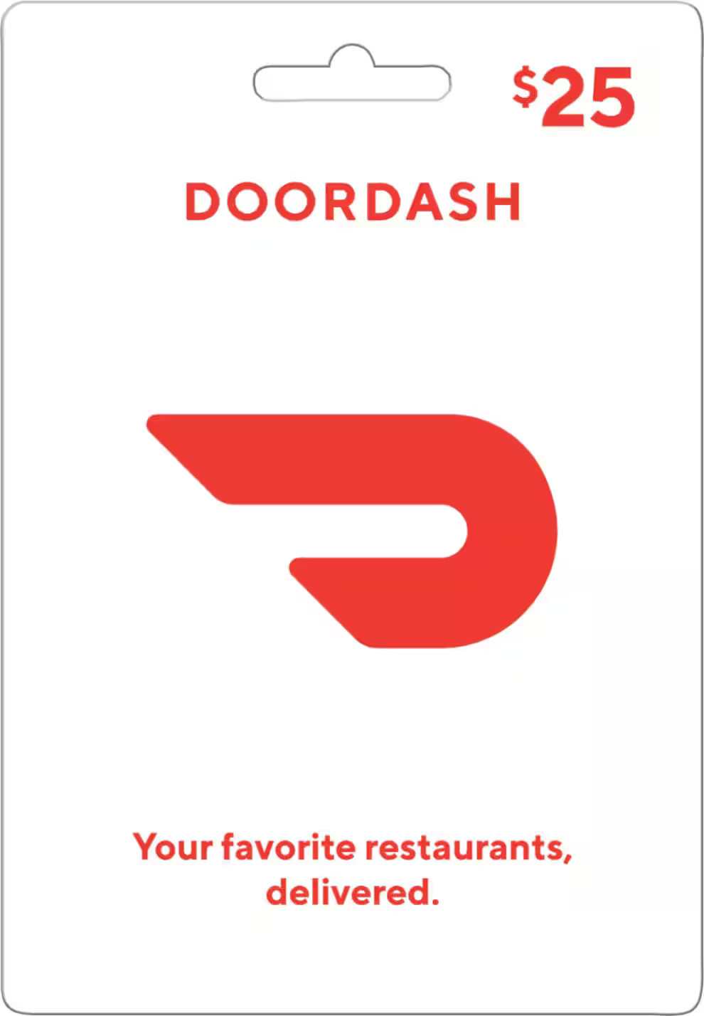 DoorDash - $25 Gift Card | Best Buy U.S.