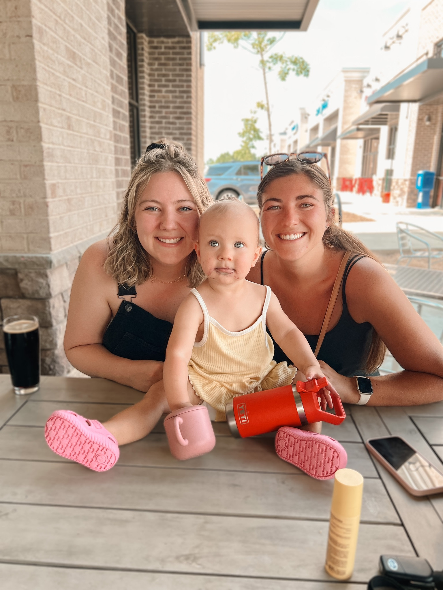 a summer spent with the people I love 🤍 toddler mom, sisters matching, brewery outfit, outdoor outfit, free people, target, cat and jack, yeti, crocs, mom life, Sarah long, sarahcatherinelong, sarahlong.co, North Carolina fashion, neutral outfits

#LTKstyletip #LTKSeasonal #LTKfamily