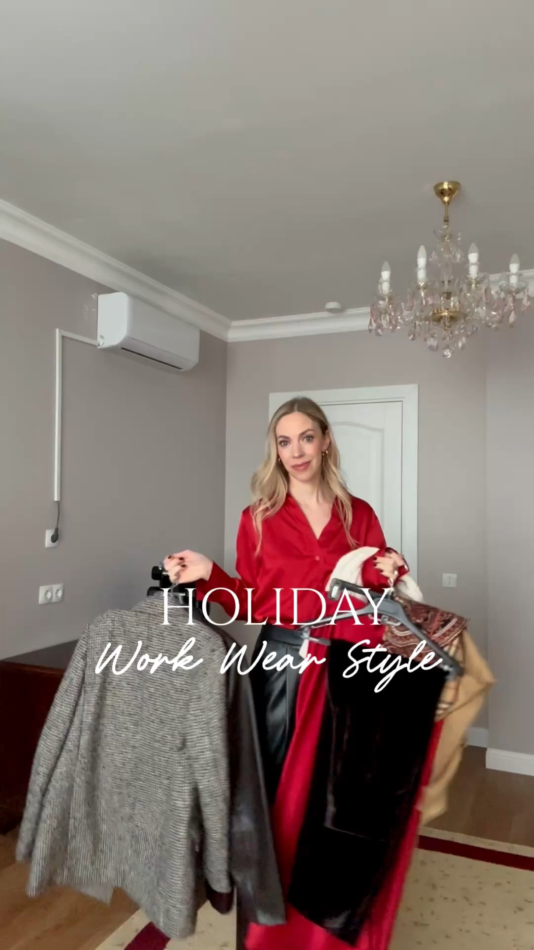 Holiday work wear outfits, holiday office looks, Christmas outfits, red blouse, plaid scarf, red skirt, red pants, faux leather pants, velvet pants

#LTKHoliday #LTKWorkwear #LTKFindsUnder100