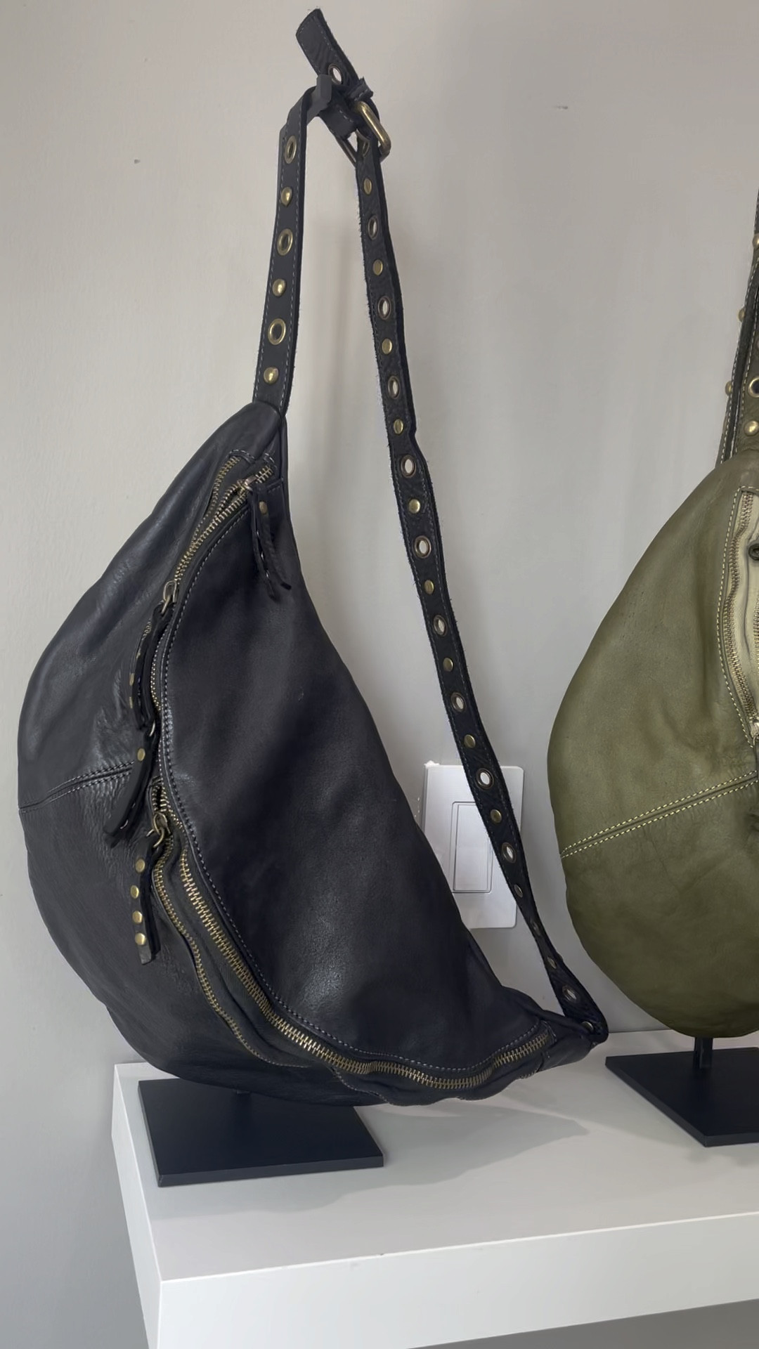 Bella Sling Bag from @bolsa_nova_handbags now available in Olive, Lilac and Bone. If you sign up for emails on www.bolsanovahamdbags.com you can get a 20% off coupon.  This is one of the brands best selling bags.  Also available @freepeople and small boutiques around the country.  Buttery soft Italian leather.  Lightweight.  Lots of pockets.  #bolsanovahandbags #slingbag #leatherbag 

#LTKFind #LTKitbag #LTKGiftGuide