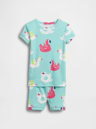 Baby & Toddler Organic Brushed Cotton Pool Float PJ Short Set | Gap | Gap (US)