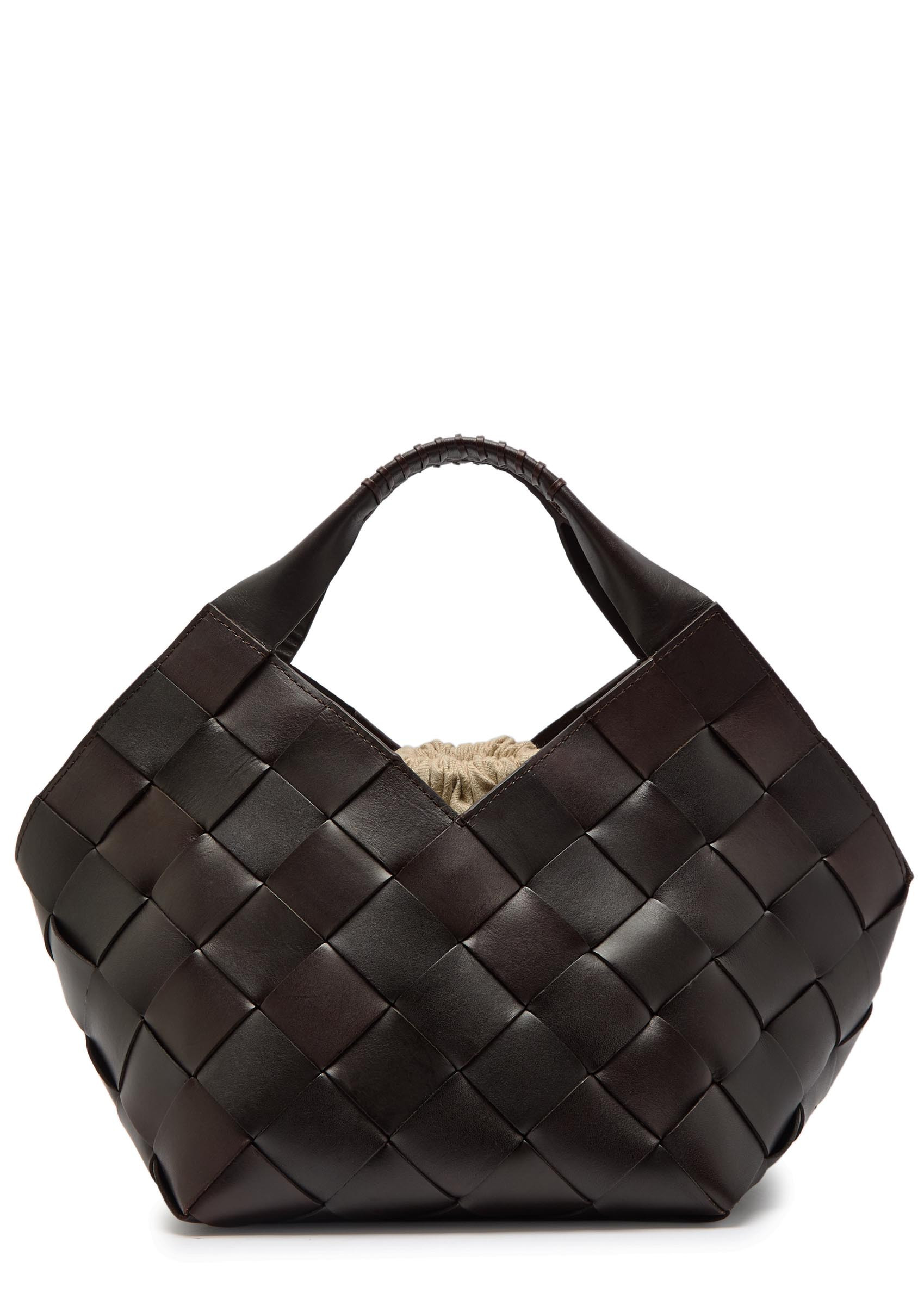 Botteghe small woven leather tote | Harvey Nichols