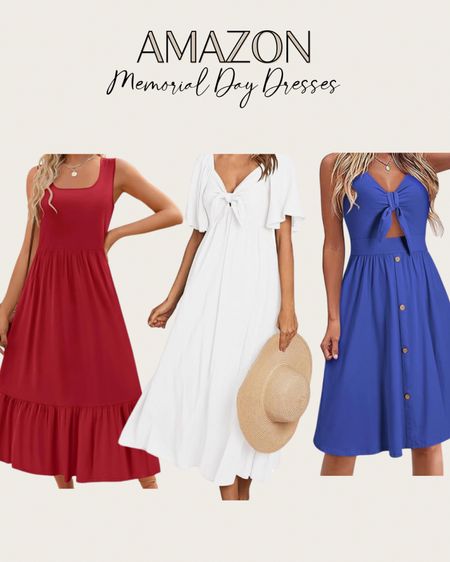 Amazon Memorial Day Dresses! 🇺🇸❤️

#LTKSeasonal #LTKFindsUnder100