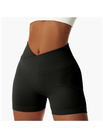 High Waist Yoga Shorts Biker Shorts for Womens Workout Summer Running Shorts Athletic Workout Sho... | SHEIN