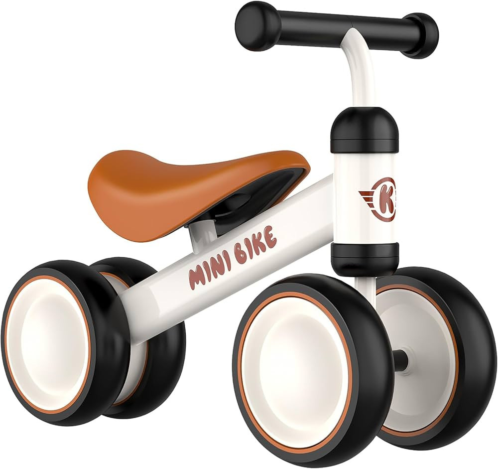 Baby Balance Bike for 1 Year Old Boys Girls Toddler Toys with 4 Wheels for Ages 12-24 Months - To... | Amazon (US)
