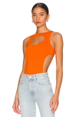 superdown Mabelle Cut Out Top in Orange from Revolve.com | Revolve Clothing (Global)