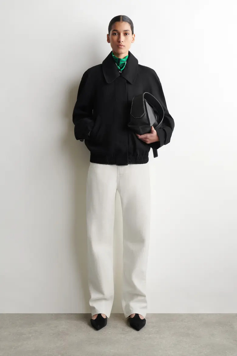 Rounded Cotton Blouson Jacket (Women) | Nordstrom | Nordstrom