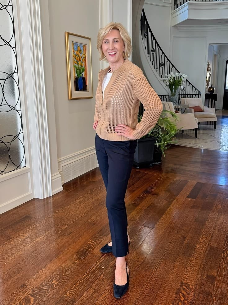 Simple, timeless, and so easy to wear 🤍

This look from JJill is such a reminder that you don’t need anything over-the-top to feel polished. A beautifully textured knit, tailored ankle-length trousers, and classic flats — it’s the kind of outfit that works for lunch out, meetings, or even just feeling put together at home.

I love how neutral tones always feel elevated and effortless. Comfortable, flattering, and quietly confident… that’s my style sweet spot these days. ✨

#LTKSeasonal #LTKOver40 #LTKootd