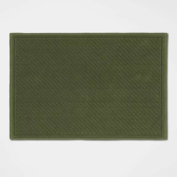21"x30" Performance Solid Cotton Bath Mat - Threshold™ | Target
