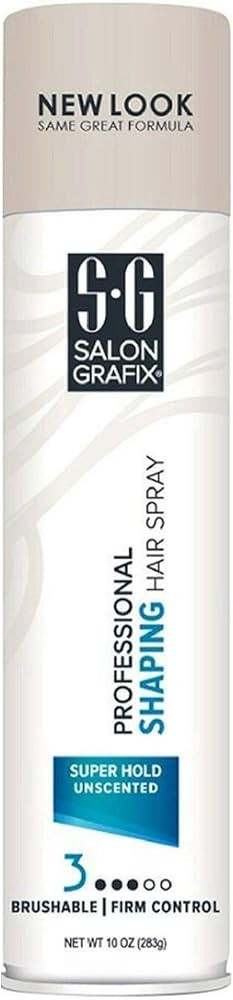Salon Grafix Professional Super Hold Unscented Shaping Hair Spray, 10-Ounces (3 pack) | Amazon (US)