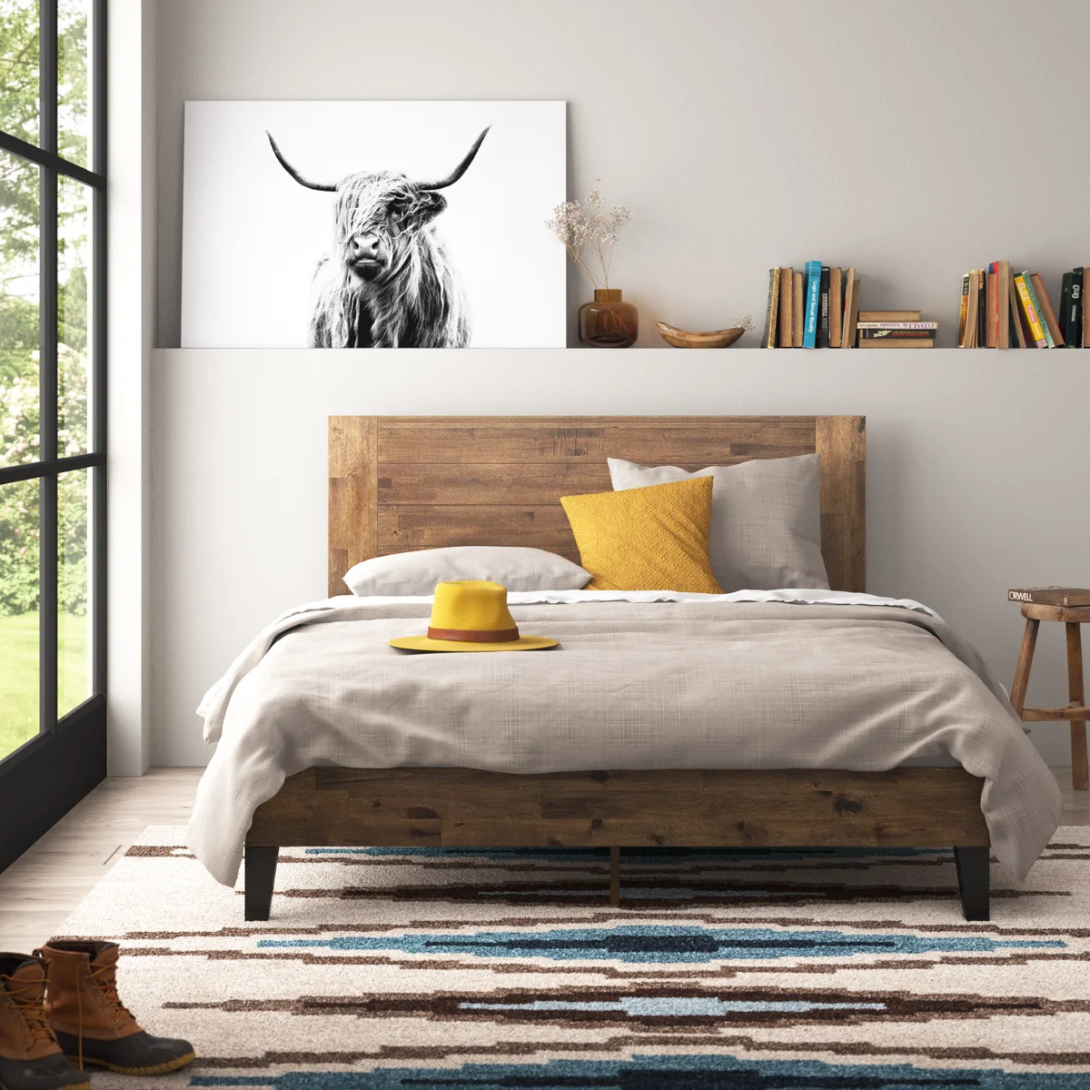 Kira Solid Wood Platform Bed Frame | Wayfair North America