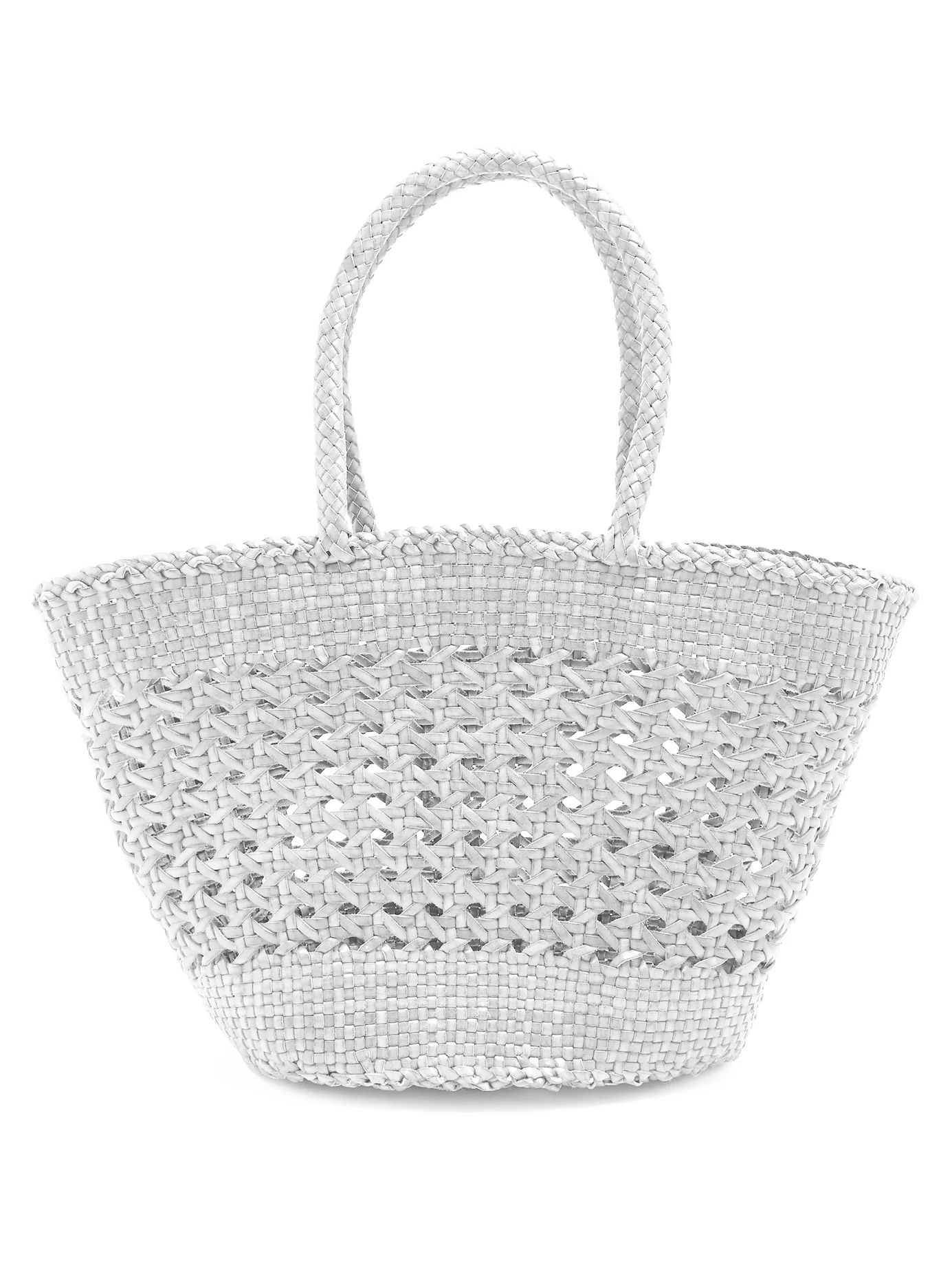 Market Cannage woven-leather basket bag | Matches (US)