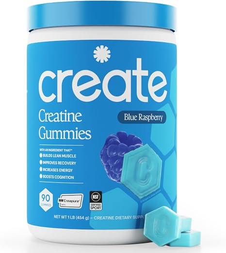 Create Creatine Monohydrate Gummies for Men & Women, Boost Focus, Strength, and Endurance, Anti-M... | Amazon (US)