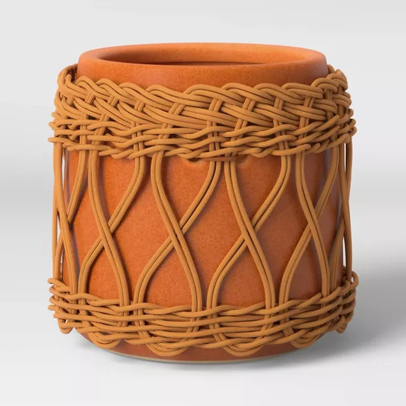 Woven Stoneware Outdoor Planter - Opalhouse™ | Target