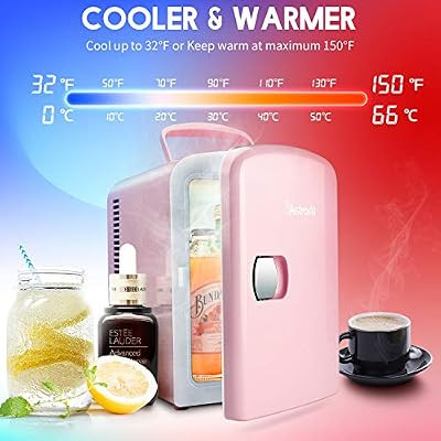 AstroAI Mini Fridge 4 Liter/6 Can AC/DC Portable Thermoelectric Cooler and Warmer for Skincare, F... | Amazon (US)