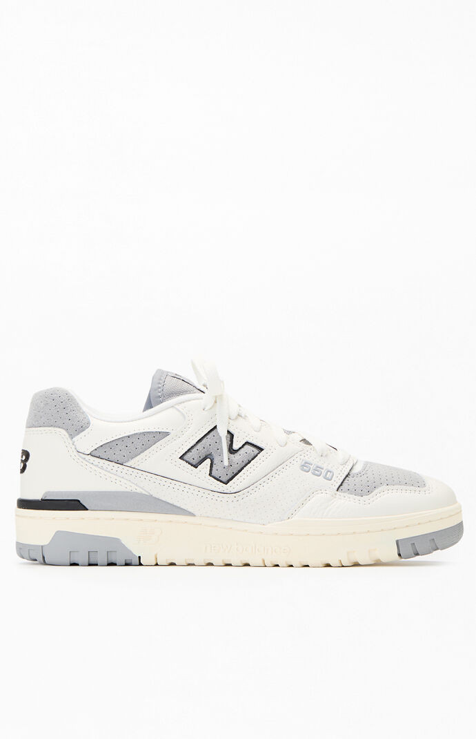 New Balance Gray 550 Shoes - Size 4 | PacSun