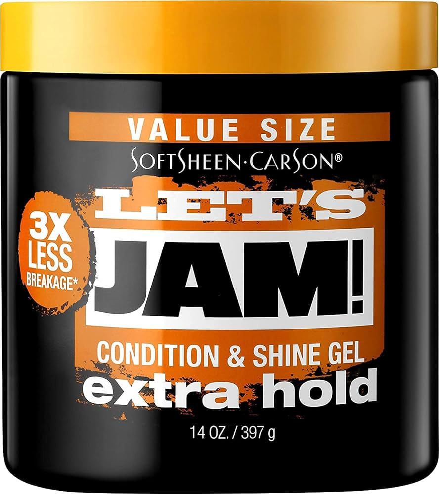 SoftSheen-Carson Let's Jam! Shining and Conditioning Hair Gel by Dark and Lovely, Extra Hold, All... | Amazon (US)