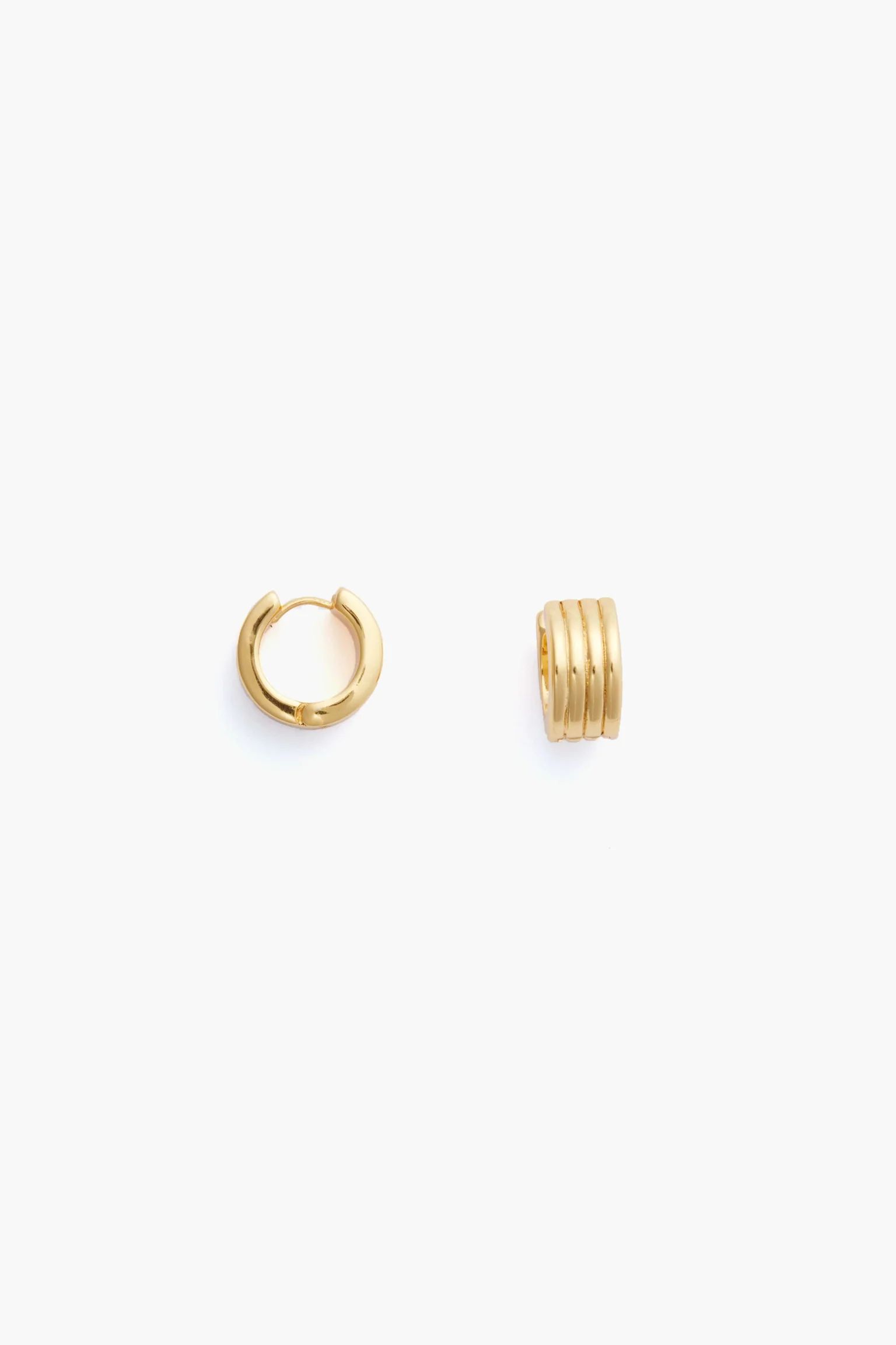 Gold Infinity Huggie Earrings | Tuckernuck (US)