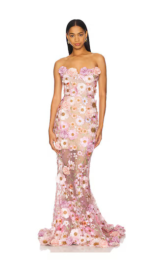 Bronx and Banco Jasmine Gown in Pink. - size XL | Revolve Clothing (Global)