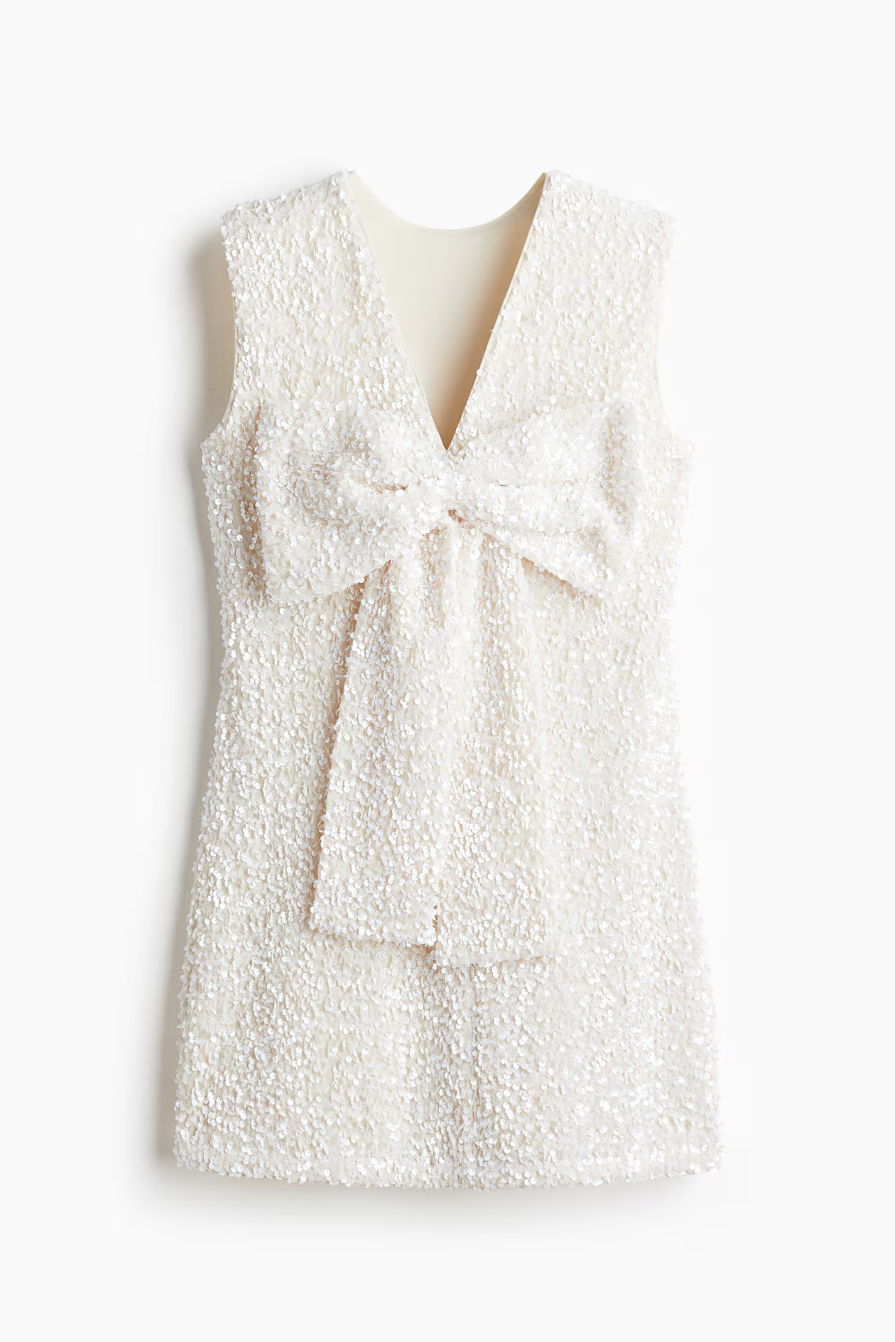 Bow-detail sequined dress | H&M (UK, MY, IN, SG, PH, TW, HK)