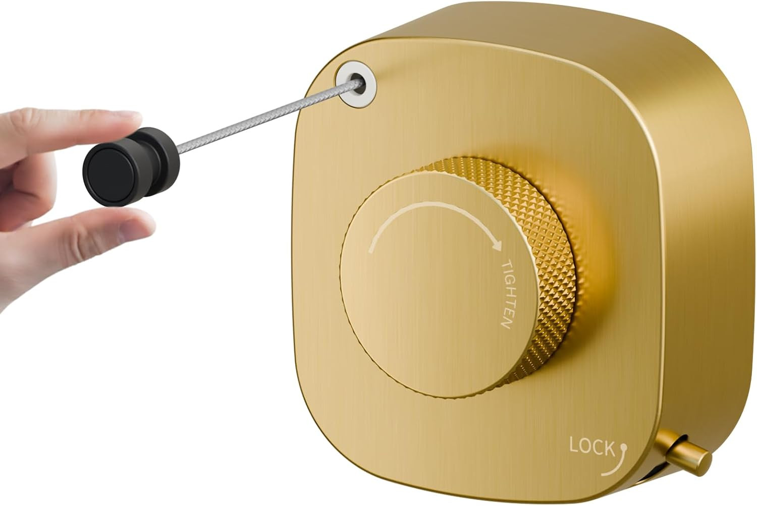 FORIOUS 13.8 Ft Retractable Clothesline, Non-Sagging (Gold) | Amazon (US)
