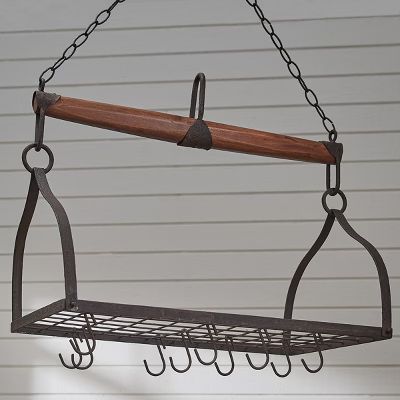 Park Designs Wood&Iron Yoke Hanging Pot Rack | Target