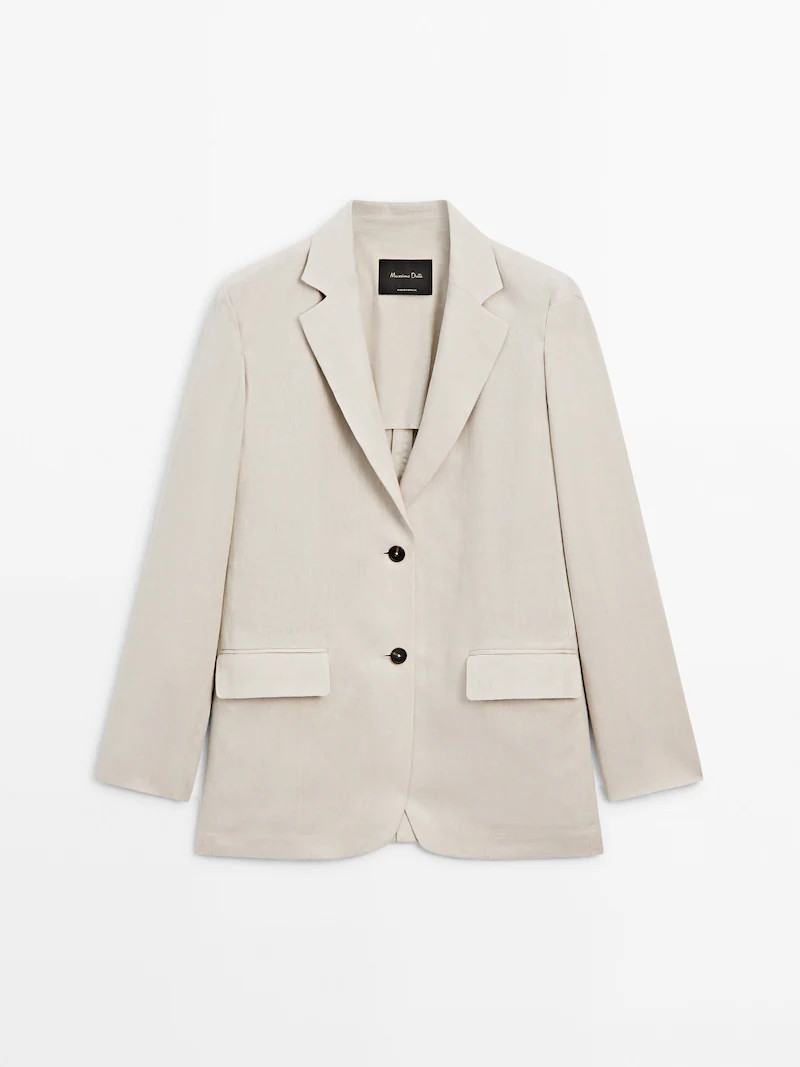Oversize suit blazer | Massimo Dutti UK