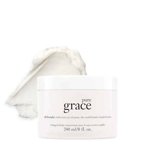 philosophy pure grace whipped body crème-luxury scented body lotion-formulated with shea butter&natural oils for fast absorbing hydration-skin feels soft and smooth-suitable for all skin types | Amazon (US)