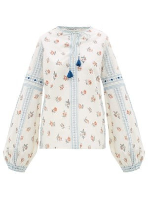 Montauk floral-print cotton top | Matches (US)