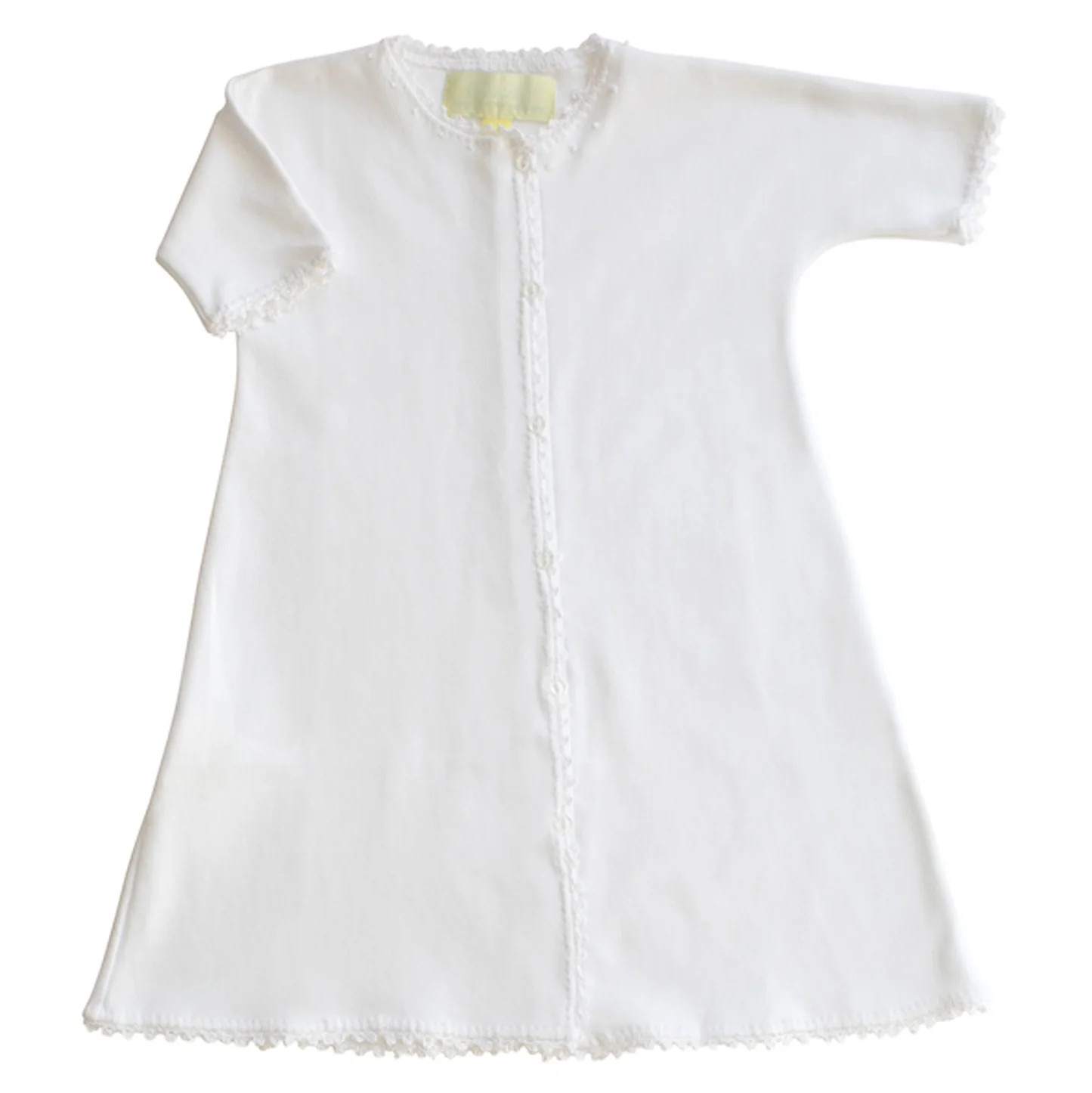 White Pixie Lily Jersey Day Gown | JoJo Mommy