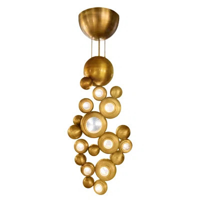 Bubble Collection Modern Brass And Glass Chandelier For Luxury Living Room | Wayfair North America