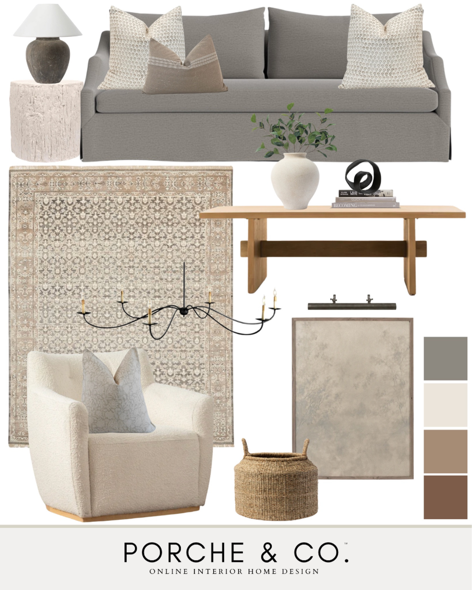 Living room mood board, living room inspo, living room design ideas, neutral living room, McGee & co 

#LTKhome #LTKstyletip #LTKsalealert
