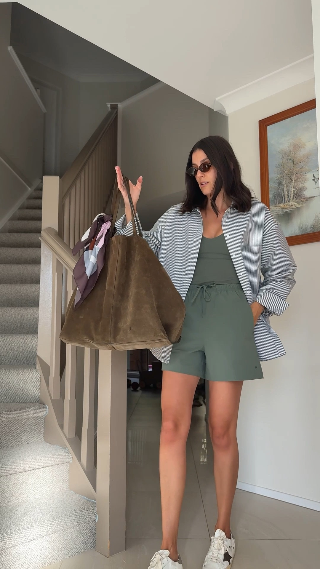 Practical, chic and comfy mum on the go outfit x 