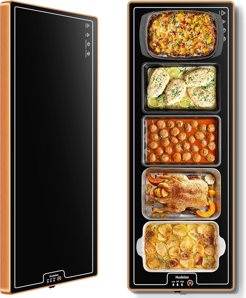 Warming Mat for Food (Extra Long 40"x12"), Electric Warming Trays for Buffets Party & Daily Use w... | Amazon (US)