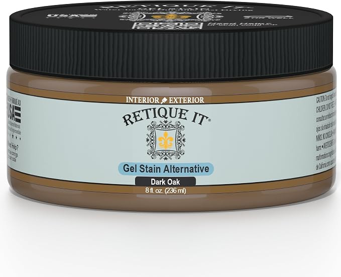 Retique It Water-Based Gel Stains (8 Ounce Stain, 25 Dark Oak) | Amazon (US)