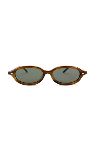 90's Slim Oval-Frame Acetate Sunglasses | Moda Operandi (Global)