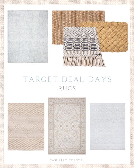 Seeing some great coastal rugs on sale at Target that are part of the Target Deal Days sale, which is running through Saturday!
- 
coastal decor, beach house decor, beach decor, beachy decor, beach style, coastal home, coastal home decor, coastal interiors, coastal family room, living room decor, coastal decorating, coastal house decor, home accessories decor, coastal accessories, living room decor, neutral decor, neutral home, blue and white home, blue and white decor, target lamps, target lighting, target home,coastal house decor, beach style, coastal living room decor, coastal family room, living room decor, blue and white home, blue and white decor, coastal modern, coastal decorating, blue and white bedroom, woven rug, textured rug, rugs with tassels, rugs with fringe, fringed rugs, wool rug, jute rug, 5x7 rugs, 8x10 rugs, 9x12 rugs, 6x9 rugs, blue and white rugs, coastal rugs, living room rugs, entryway rugs, bedroom rugs, dining room rugs, primary bedroom rugs, sunroom rugs, neutral rugs, blue rugs, cream rugs, white rugs, natural rugs, family room rugs, kitchen rugs, office rugs, rugs on sale, large rugs, small rugs, blue and white rugs, target rugs, rugs on sale, doormats, cream rugs

#LTKhome #LTKunder100 #LTKsalealert