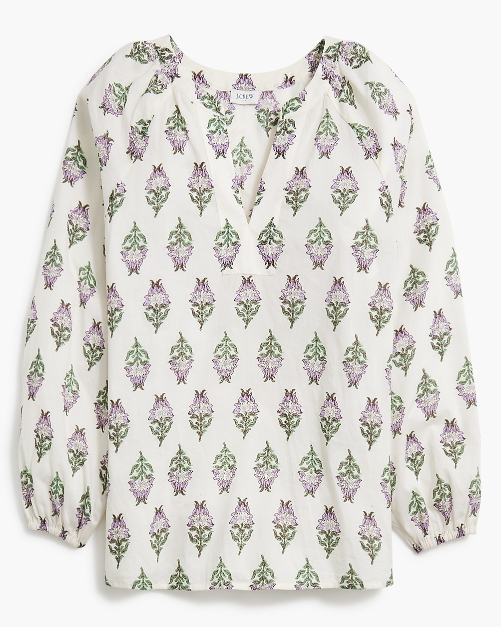 Printed popover blouse | J.Crew Factory