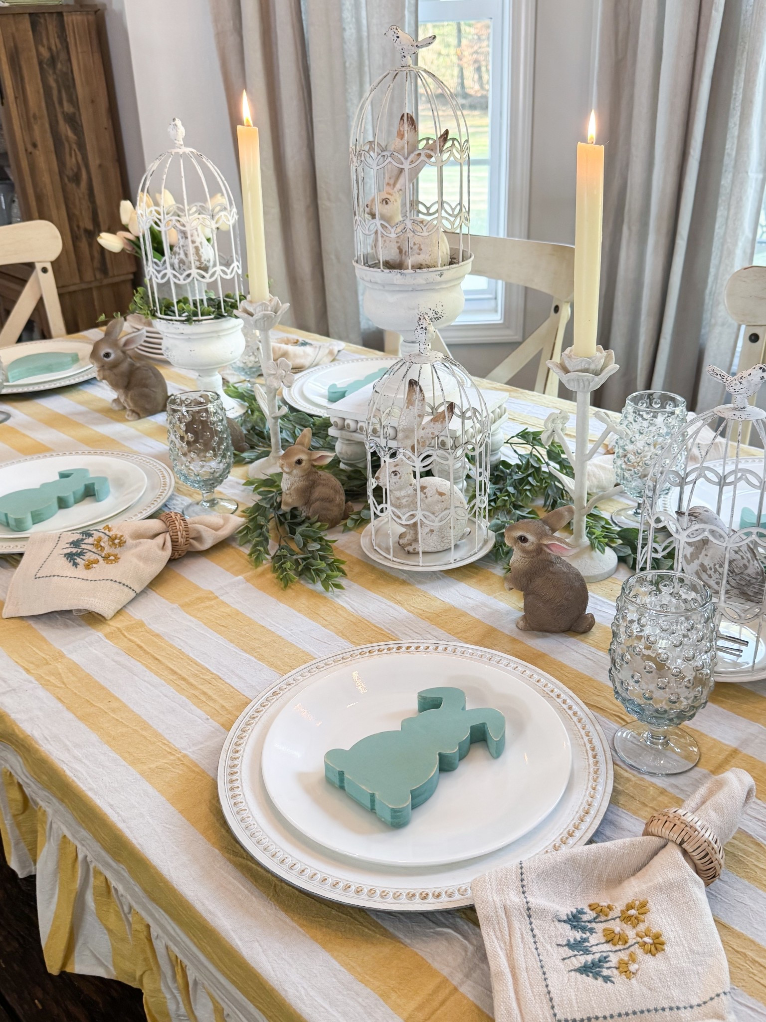 This tablecloth is perfect for all of your spring, Easter, and summer tables! It’s so good! 

#LTKHome #LTKSeasonal #LTKParties